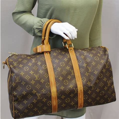 louis vuitton monogram keepall 45 travel bag|keepall 55 Louis Vuitton.